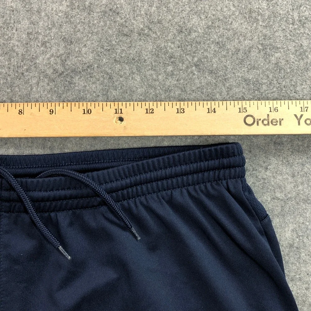 Nike Mens Track Pants Large Navy Blue Dri-FIT Ankle Zip Athletic Training Gym